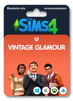 Productafbeelding van De Sims 4 Vintage Glamour Accessoirespakket