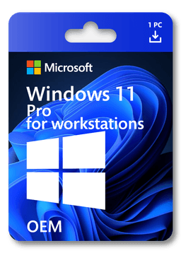 Product image of Microsoft Windows 11 Pro for Workstations OEM