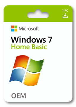 Product image of Microsoft Windows 7 Home Basic OEM