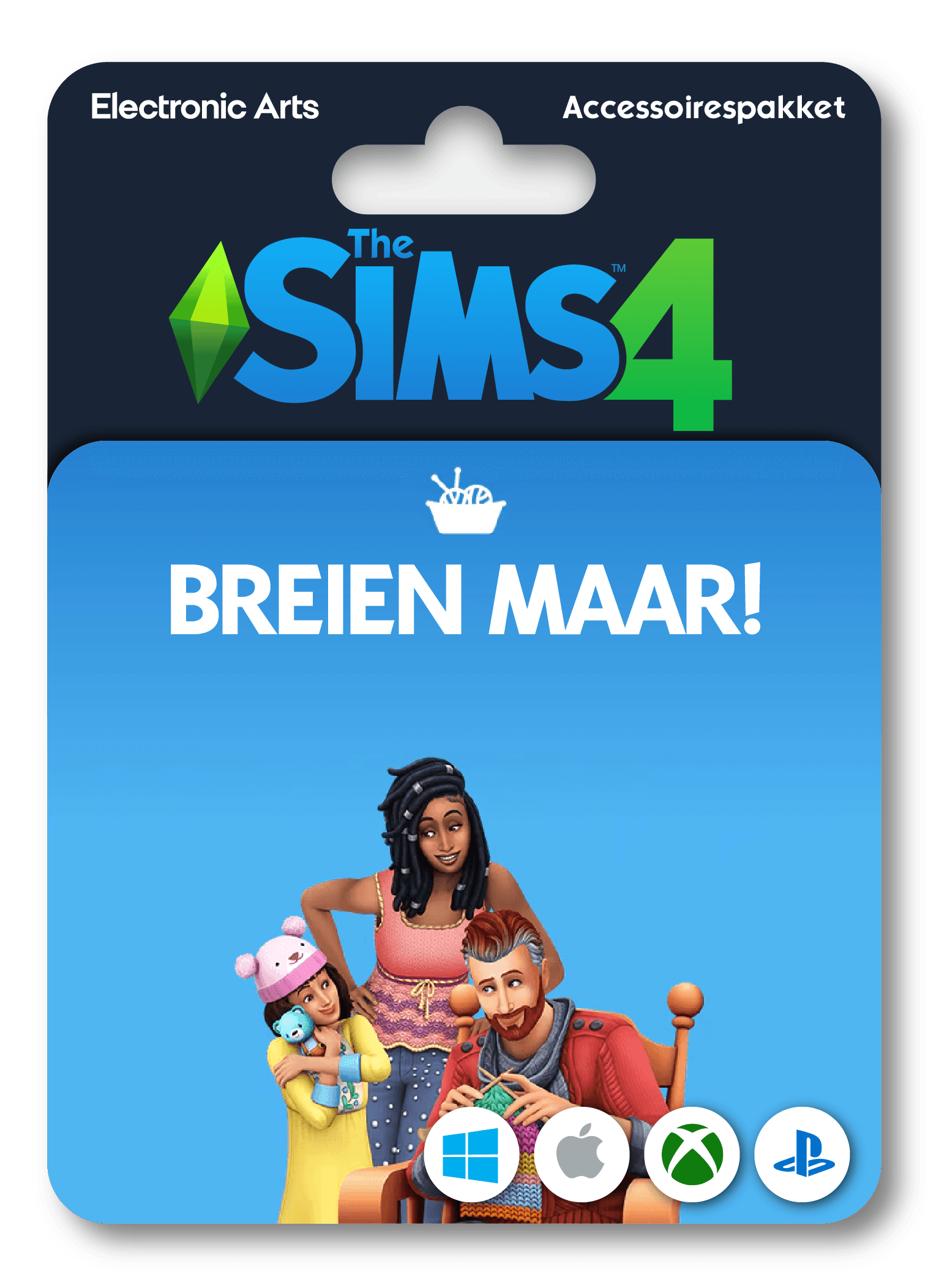 De Sims 4 Breien maar! Accessoirespakket