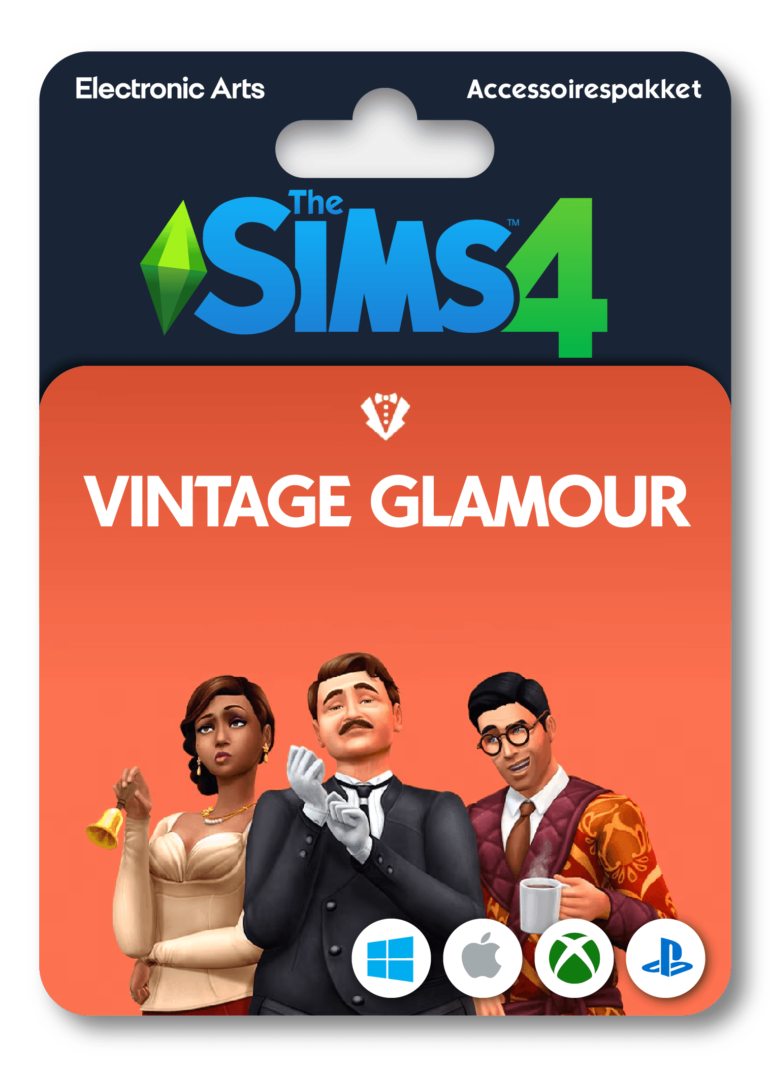 De Sims 4 Vintage Glamour Accessoirespakket
