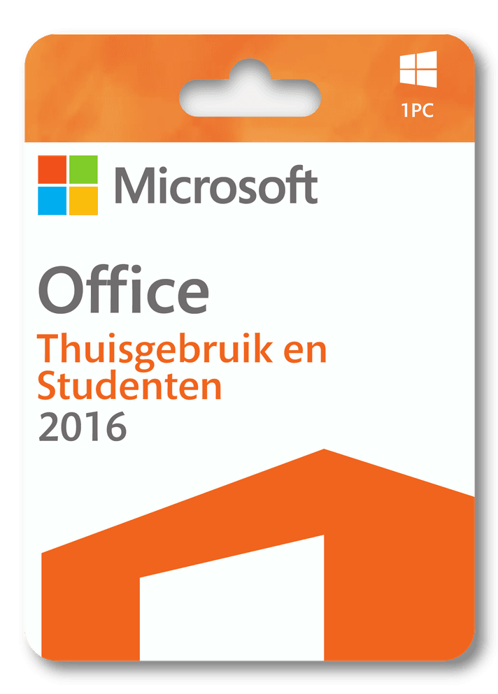 Microsoft Office Thuisgebruik en Studenten 2016