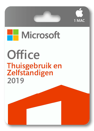 Microsoft Office Thuisgebruik en Zelfstandigen 2019