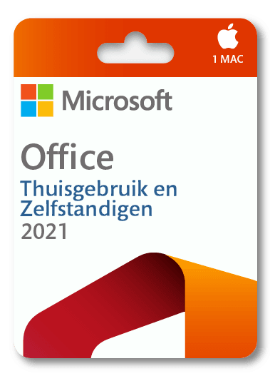 Microsoft Office Thuisgebruik en Zelfstandigen 2021